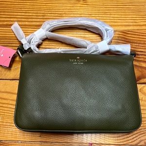 New! Kate Spade Madelyne Mulberry Street Crossbody in Seaweed